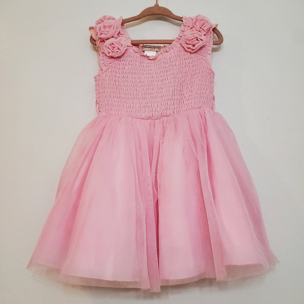 NANETTE LEPORE | Pink Rose Tulle Dress - Size 24M
